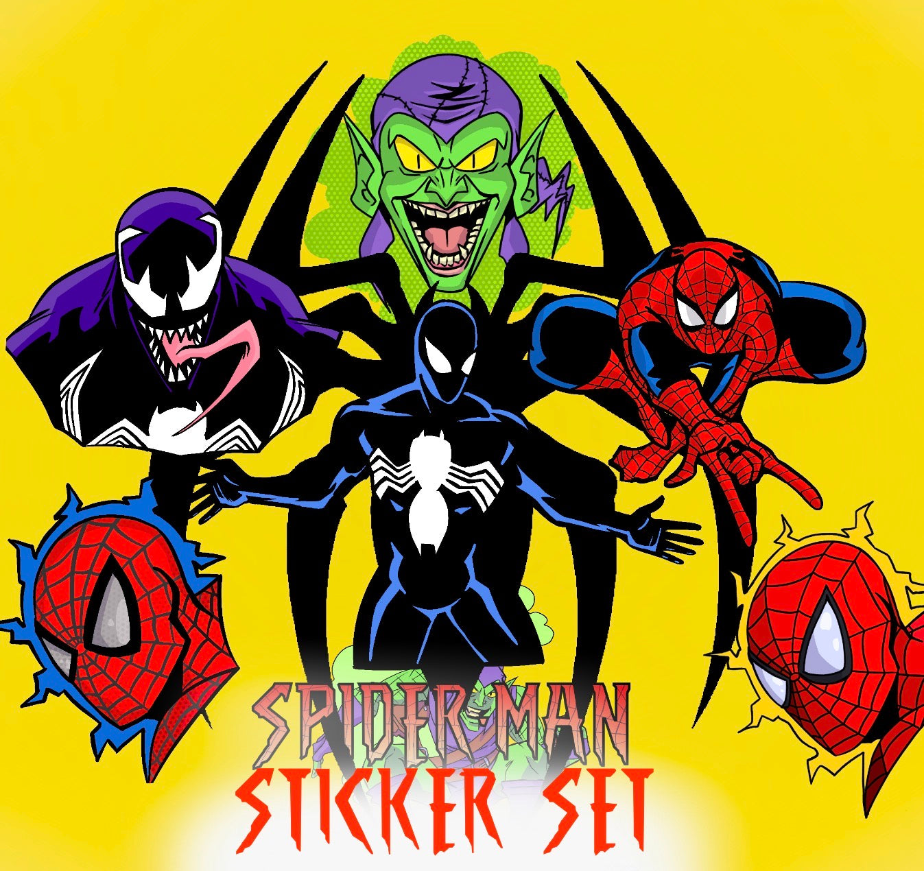 Spider-man sticker pack